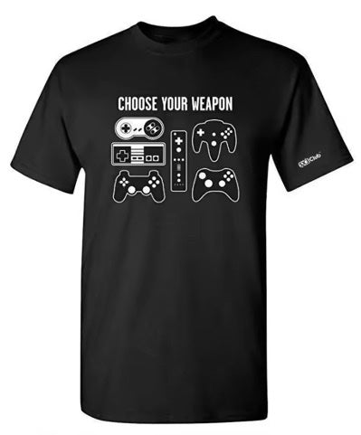 SX3 CLUB™ - 'Choose Your Weapon' T-Shirt
